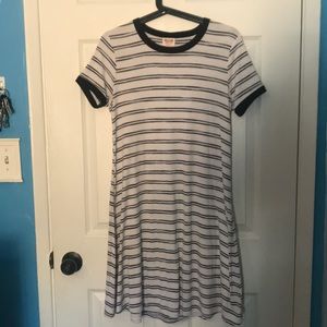 Rubbed tshirt dress